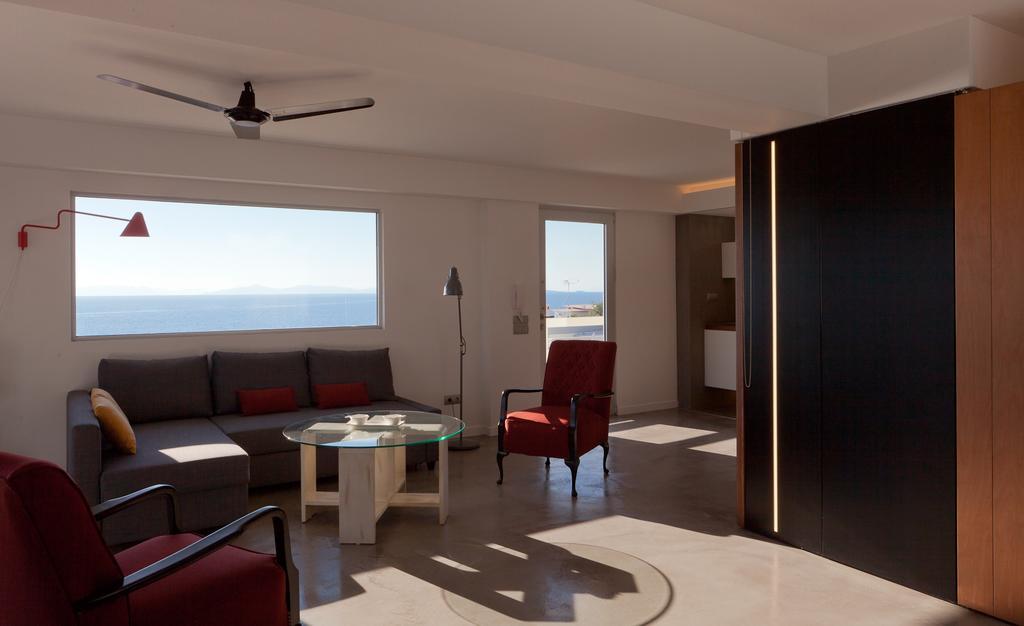 Saronida Summer Studio With Breathtaking View Lagonísi Eksteriør bilde