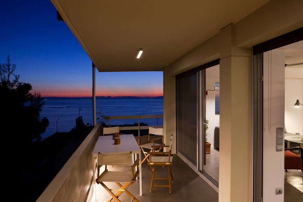 Saronida Summer Studio With Breathtaking View Lagonísi Eksteriør bilde